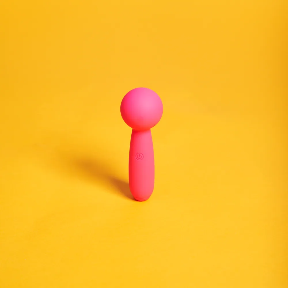Lolly mini wand vibrator — detail close-up